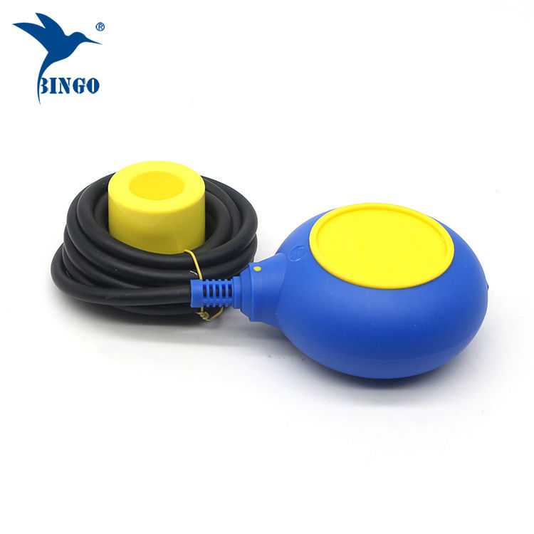 MAC 3 نوع تنظیم کننده سطح در سوئیچ شناور کابل زرد و آبی رنگ
